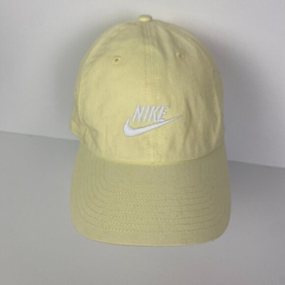 Nike Heritage86 Hat Cap 1SIze Adjustable Yellow Futura 913011-744 - Picture 5 of 10